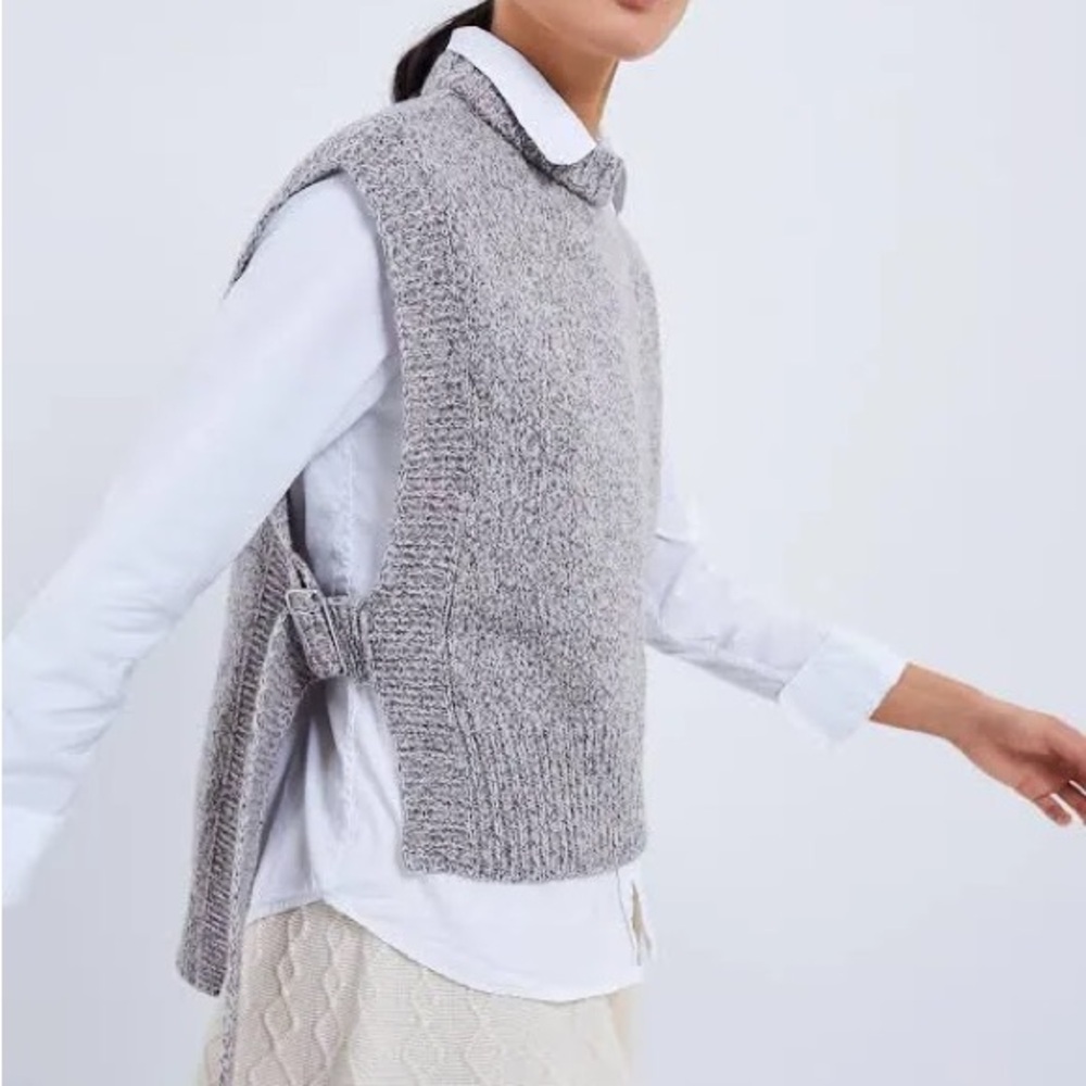 The Knotty Ones Mouline Merlino Wool Vest